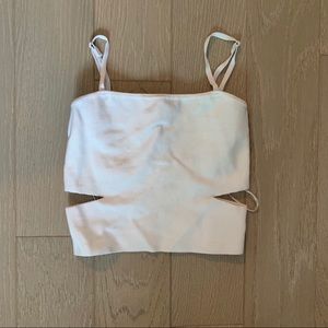 Seek the label bandage top side slits xs white